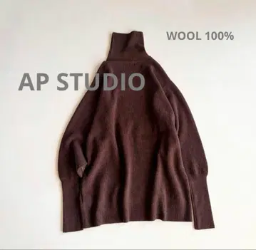 AP STUDIO 두지엠 클라세 하이넥 터틀넥 니트