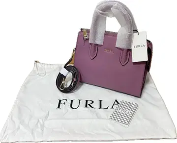 [새상품] FURLA 가죽 핸드백 라벤더
