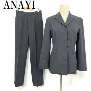 LA4736 ANAYI 아나이 팬츠 수트 셋업 그레이 S