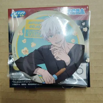 SEGA 세가 럭키 쿠지 주술회전 G상 캔뱃지 고죠 사토루