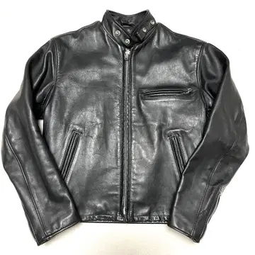 새상품급 SCHOTT 641 싱글 라이더 자켓 38 블랙