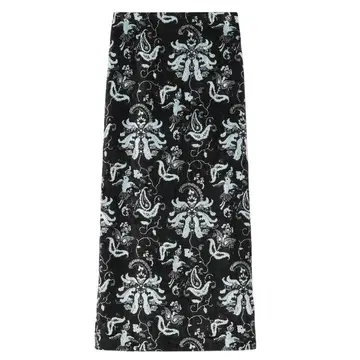 mame 25aw 벨루어 저지 I라인 스커트