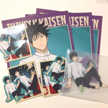 주술회전 세가 럭키 쿠지 F상 아크릴 스탠드 후시구로 메구미 스티커