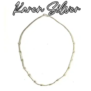 목걸이 여성용 액세서리 카렌 실버 실버 선물 태국