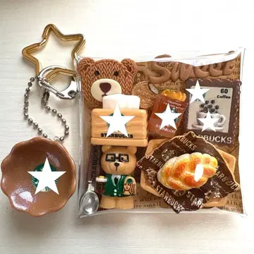 가챠 파우치 곰돌이 커피