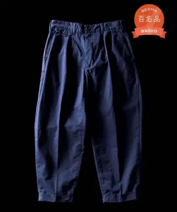 BEAMS PLUS / 2 플리츠 테이퍼드 트윌