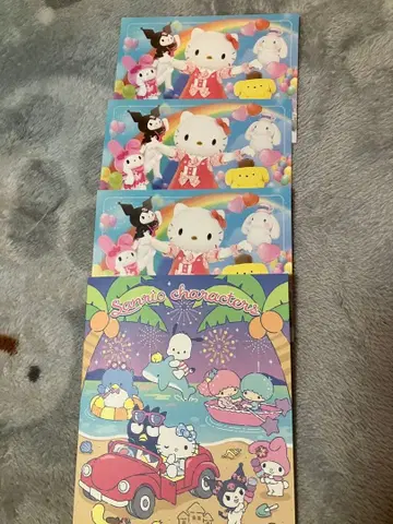 산리오 시설 이용권 3매 세트