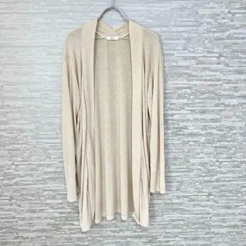 아베베 베이지 가디건 S 사이즈 긴팔 겉옷