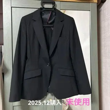 아오야마 블랙 원 버튼 테일러드 자켓 스트레이트 팬츠