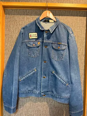 WRANGLER 랭글러 70~80s/삼각형 블랙택 셔블헤드 할리