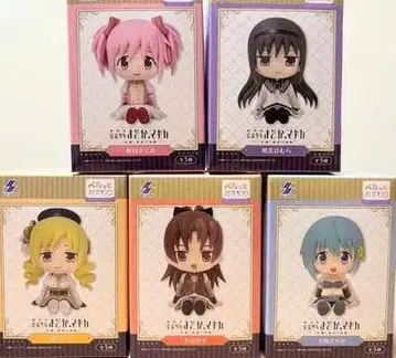 마도카 마기카 미니 피규어 5체 세트