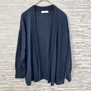 드레스킵 네이비 가디건 겉옷 얇은 소재 F 여름 캐주얼 심플