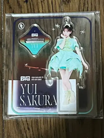 FRUITS ZIPPER 사쿠라이 유이 아크릴 스탠드 레이스업 의상