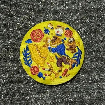 디즈니 자수 캔뱃지 세트