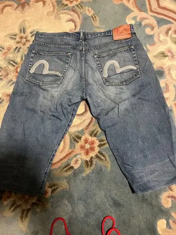 에비수 반바지 청바지