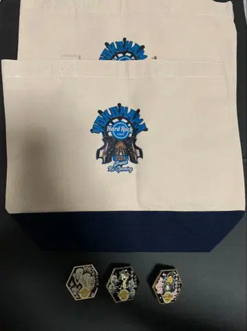 하드록 카페 요괴 핀즈 미니 토트