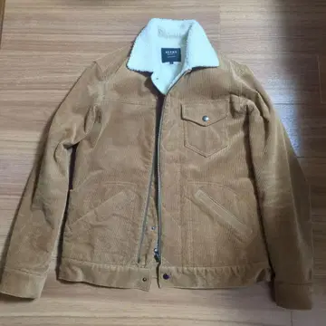 코듀로이 보아 옷깃 자켓 베이지