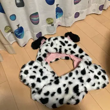 101마리 강아지 퍼 캡 팬 머플러