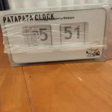 SNOOPYMUSEUM 한정판 스누피 뮤지엄 파타파타 시계 탁상 시계