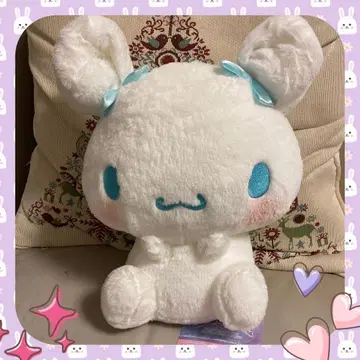 산리오 캐릭터즈 동글동글 귀 BIG 봉제 인형 시나모롤