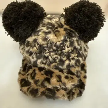 디즈니랜드 레오파드 무늬 모자 디즈니