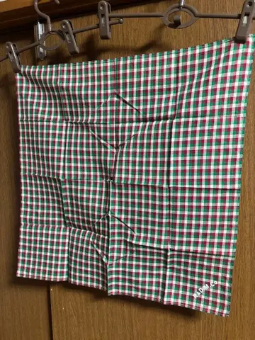 R&D.M.CO. 체크 무늬 반다나 스카프