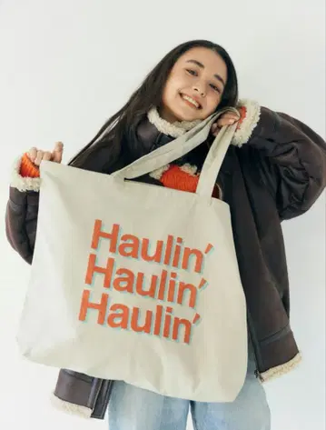 (새상품) Ungrid 빅 토트백 Haulin' 프린트 언그리드