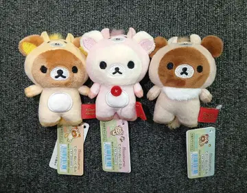 설정 한정판 리락쿠마 손바닥 봉제 인형 3세트