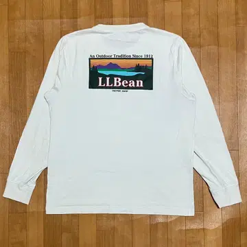 스테디셀러 L.L.Bean 박스 로고 긴팔 티셔츠 롱티