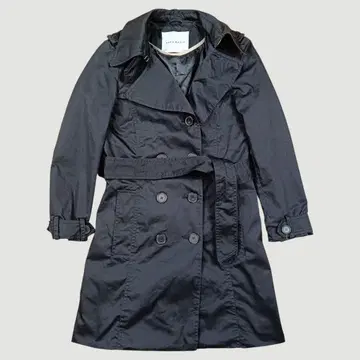 ZARA BASIC 트렌치코트 블랙 M 사이즈