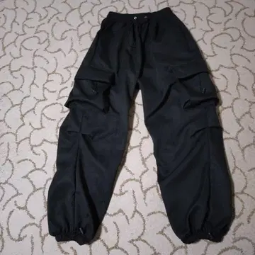 블랙 카고 팬츠 L size