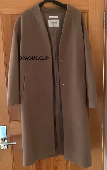 미사용 새상품 OPAQUE.CLIP 노카라 코트 M