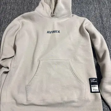 AVIREX 베이지 후드티