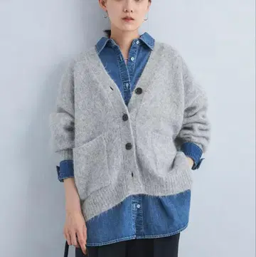 유나이티드 애로우즈 알파카 혼방 가디건 니트 어반 리서치 sm2