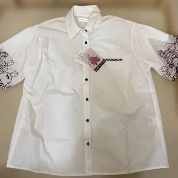 마론 크림 셔츠 산리오