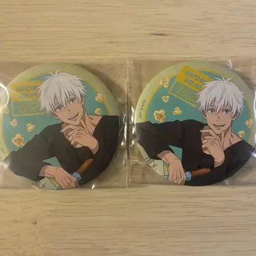 주술회전 세가 럭키 쿠지 고죠 사토루 캔뱃지 세트