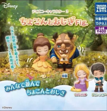 디즈니 캐릭터 2 콩 하고 인사하는 피규어 전 4종