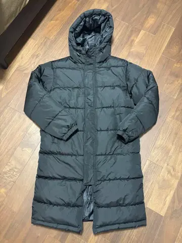 ACTIVGEAR 블랙 방풍 충전솜 롱 코트 벤치 코트 M AG