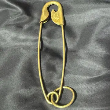 펑크 빅 안전핀 특대형 안전핀 놋쇠 안전핀형 키링