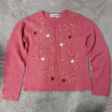 유키코 하나이 자수 니트 앙상블 미사용 새상품