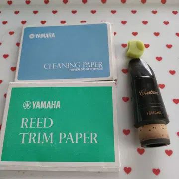 야마하 커스텀 마우스피스와 클리닝 페이퍼 세트