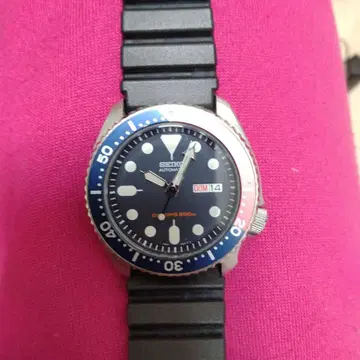 세이코 네이비 보이 자동 와인딩 시계 200m 방수
