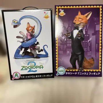 주토피아2 포스터 피규어 해피 복권 A상 라스트상 닉