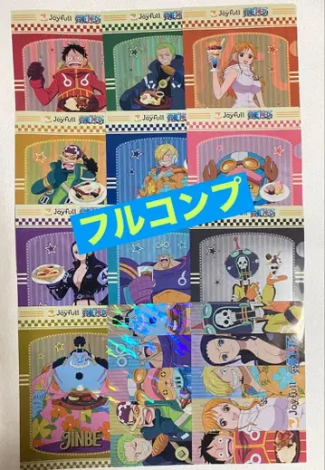 타임세일 [원피스] 조이풀 콜라보 클리어 파일 컴프 12장