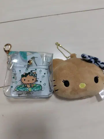 선번 키티 마스코트 키링 2개 세트