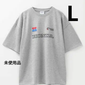 [ 미사용품 L ] 혼다 HONDA 오버 사이즈 T셔츠 그레이