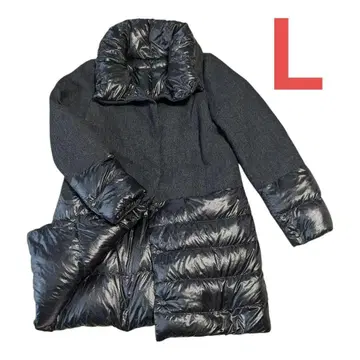 빅 사이즈 멜베이유방트 이소재 다운 코트 블랙 경량