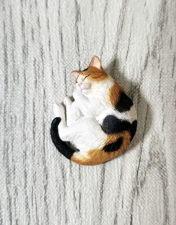 가챠가챠 네이처 테크니컬러 고양이 마그넷 삼색 고양이 모리구치 오사무
