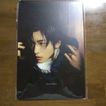 [새상품] Snow Man 메구로 렌 포트레이트 금속 포스터