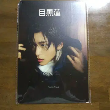 [새상품] Snow Man 메구로 렌 포트레이트 금속 포스터